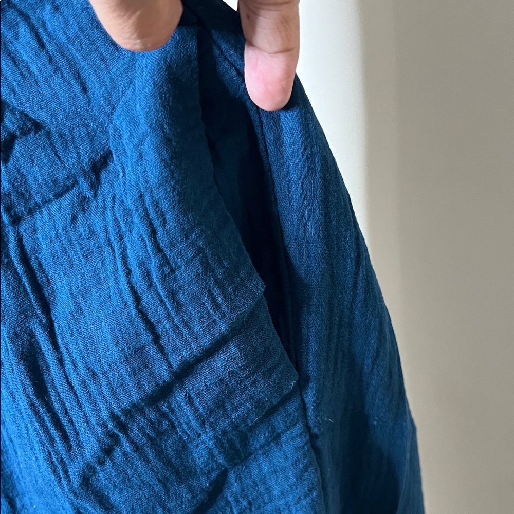 Universal Thread Elegant Blue Ruffle Maxi Dress - image 8